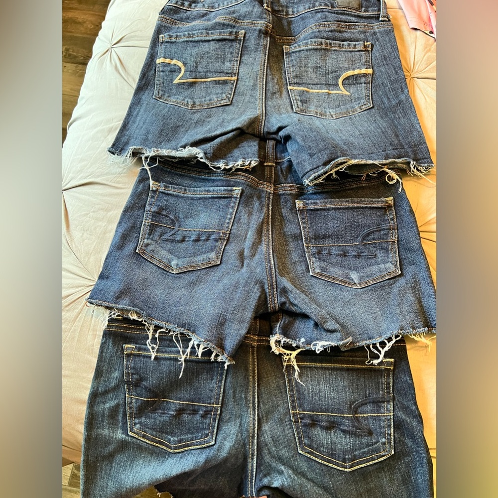 American eagle midi shorts. All size 4